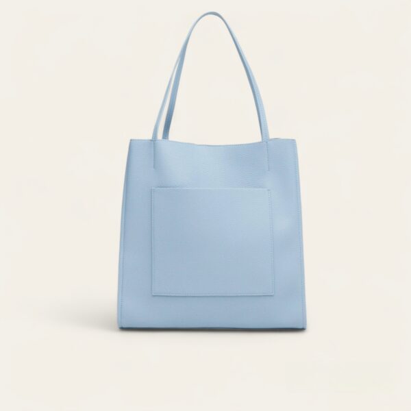 Sac shopper poche - bleu