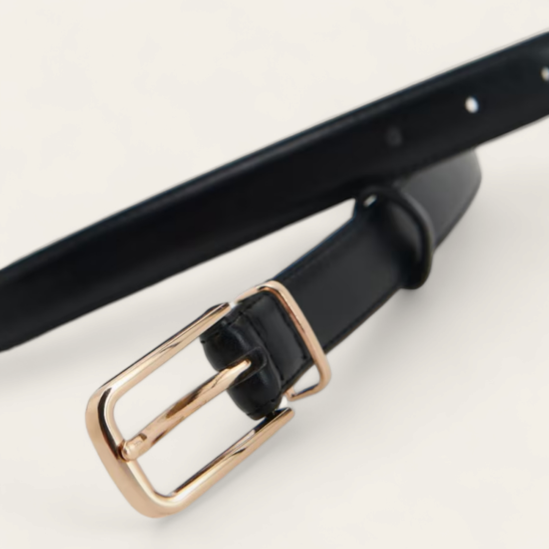 Ceinture en Cuir - Noir