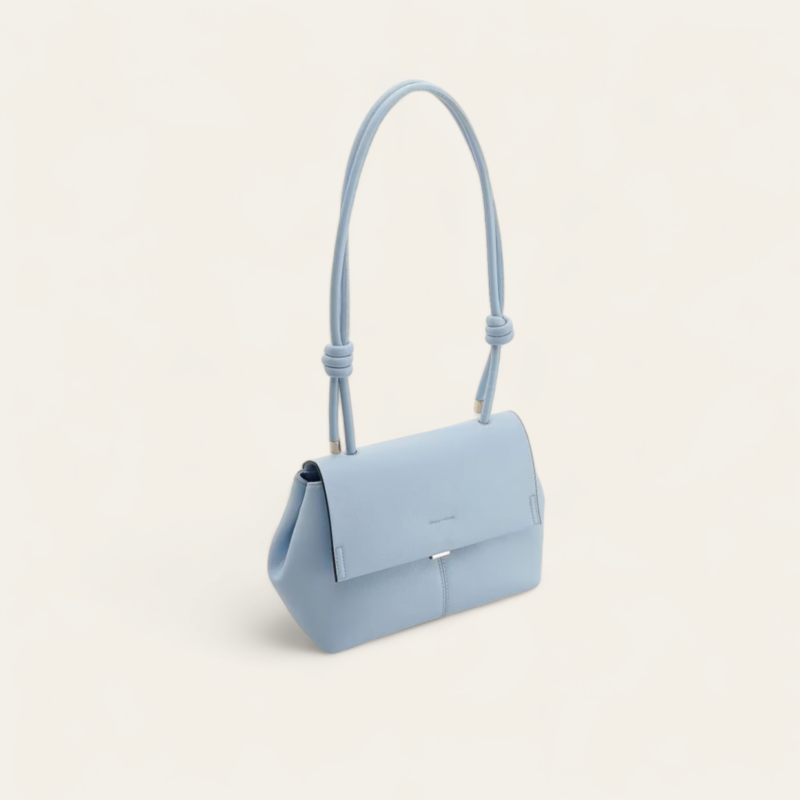 Sac à Bandoulière Cuir Synthétique - Bleu3